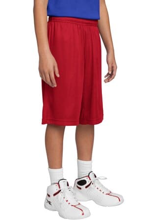 TRUE RED YST355 sport-tek youth posicharge competitor short