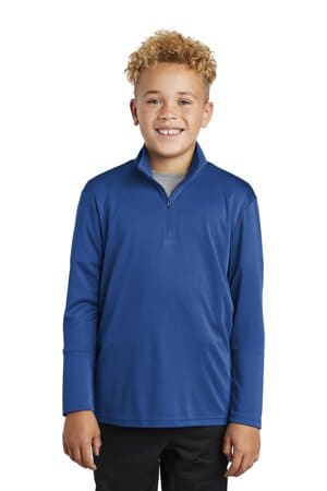 TRUE ROYAL YST357 sport-tek youth posicharge competitor 1/4-zip pullover