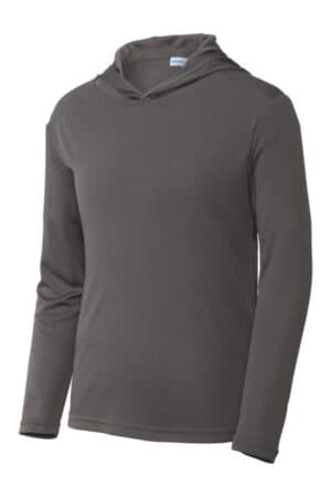 IRON GREY YST358 sport-tek youth posicharge competitor hooded pullover