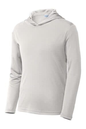 SILVER YST358 sport-tek youth posicharge competitor hooded pullover