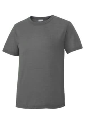 DARK SMOKE GREY YST450 sport-tek youth posicharge competitor cotton touch tee