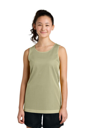 YST5000 sport-tek youth posicharge reversible mesh tank