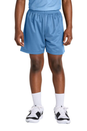 CAROLINA BLUE YST5100 sport-tek youth posicharge mesh 5 short