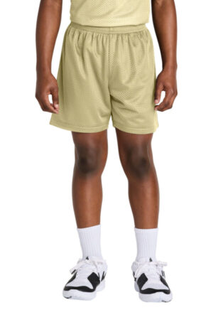 VEGAS GOLD YST5100 sport-tek youth posicharge mesh 5 short