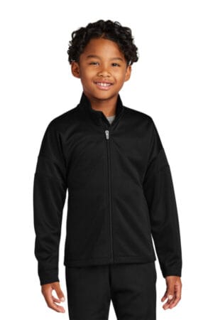 YST800 sport-tek youth travel full-zip jacket