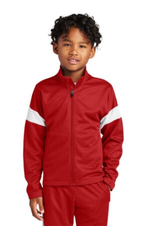 YST800 sport-tek youth travel full-zip jacket