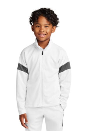 YST800 sport-tek youth travel full-zip jacket