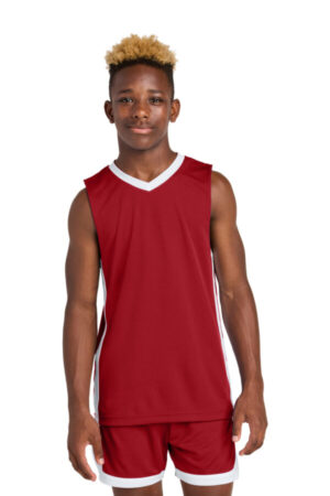 YST900 sport-tek youth rival basketball rev jersey
