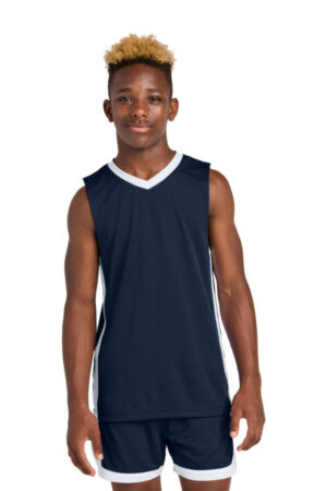 YST900 sport-tek youth rival basketball rev jersey