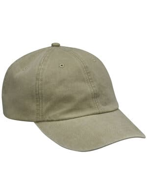 KHAKI Adams AD969 optimum pigment dyed-cap