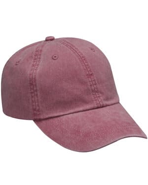 NAUTICAL RED Adams AD969 optimum pigment dyed-cap