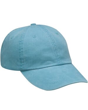 CARIBBEAN BLUE Adams AD969 optimum pigment dyed-cap