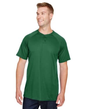 DARK GREEN Augusta sportswear AG1565 adult attain baseball jersey