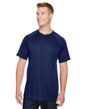 NAVY Augusta sportswear AG1565 adult attain baseball jersey