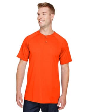 ORANGE Augusta sportswear AG1565 adult attain baseball jersey