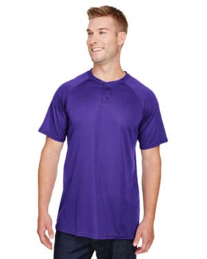 PURPLE Augusta sportswear AG1565 adult attain baseball jersey