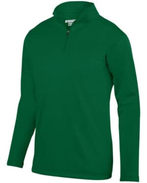 DARK GREEN Augusta sportswear AG5507 adult wicking fleece quarter-zip pullover