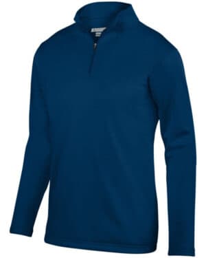 NAVY Augusta sportswear AG5507 adult wicking fleece quarter-zip pullover