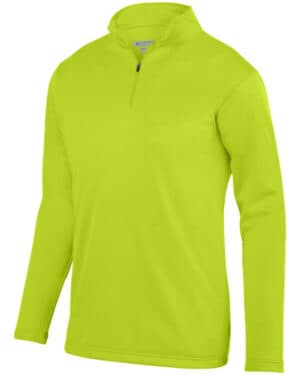 LIME Augusta sportswear AG5507 adult wicking fleece quarter-zip pullover