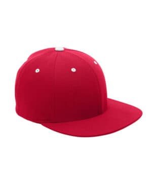 SPORT RED/ WHITE ATB101 by flexfit adult pro-formance contrast eyelets cap