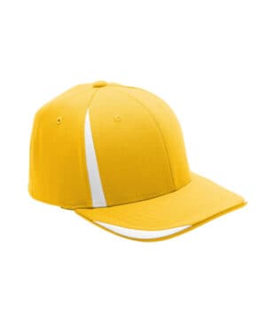 SP ATH GOLD/ WHT ATB102 by flexfit adult pro-formance front sweep cap