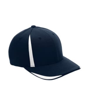 SP DK NAVY/ WHT ATB102 by flexfit adult pro-formance front sweep cap