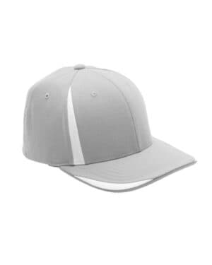 SP SILVER/ WHITE ATB102 by flexfit adult pro-formance front sweep cap