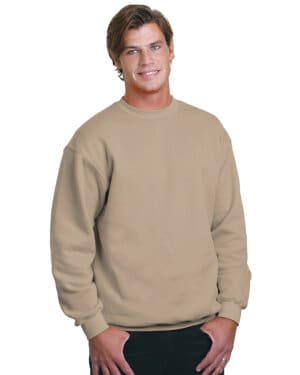 SAND BA1102 adult 95 oz, 80/20 heavyweight crewneck sweatshirt