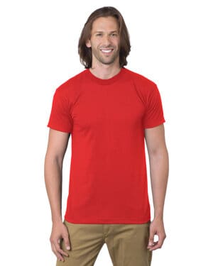 RED Bayside BA1701 adult usa made t-shirt