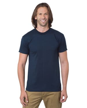 NAVY Bayside BA1701 adult usa made t-shirt