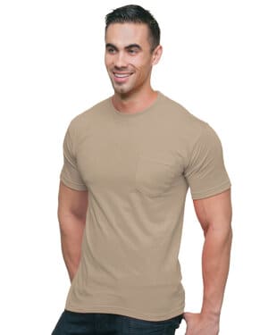 Bayside BA3015 unisex usa made pocket t-shirt