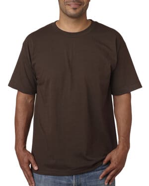 CHOCOLATE Bayside BA5040 adult usa made midweight t-shirt