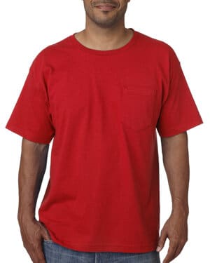 Bayside BA5070 unisex usa made midweight pocket t-shirt