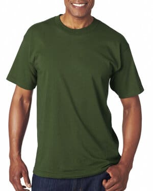 FOREST GREEN Bayside BA5100 unisex usa made heavyweight t-shirt