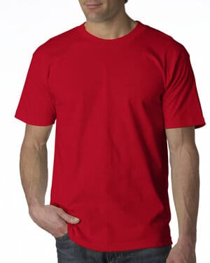 RED Bayside BA5100 unisex usa made heavyweight t-shirt