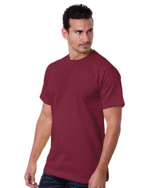 BURGUNDY Bayside BA5100 unisex usa made heavyweight t-shirt