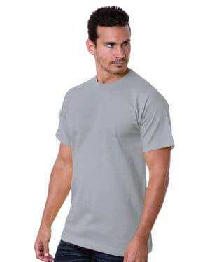 SILVER Bayside BA5100 unisex usa made heavyweight t-shirt