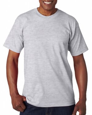 Bayside BA7100 unisex usa made heavyweight pocket t-shirt