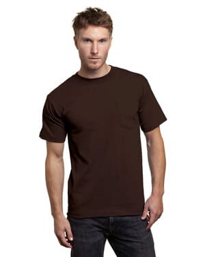 Bayside BA7100 unisex usa made heavyweight pocket t-shirt