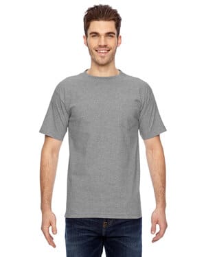 Bayside BA7100 unisex usa made heavyweight pocket t-shirt