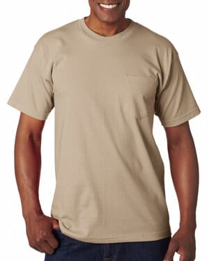 Bayside BA7100 unisex usa made heavyweight pocket t-shirt