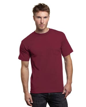 Bayside BA7100 unisex usa made heavyweight pocket t-shirt