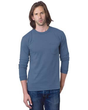 BA8100 adult usa made heavyweight long-sleeve pocket t-shirt