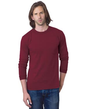 BA8100 adult usa made heavyweight long-sleeve pocket t-shirt