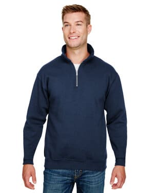 NAVY BA920 unisex 95 oz, 80/20 quarter-zip pullover sweatshirt