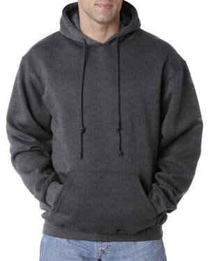 CHARCOAL HTHR BA960 adult 95 oz, 80/20 pullover hooded sweatshirt