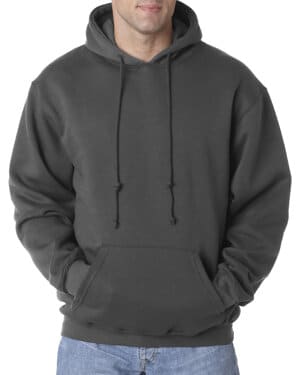 CHARCOAL BA960 adult 95 oz, 80/20 pullover hooded sweatshirt