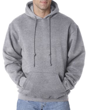 DARK ASH BA960 adult 95 oz, 80/20 pullover hooded sweatshirt