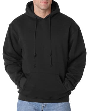 BLACK BA960 adult 95 oz, 80/20 pullover hooded sweatshirt