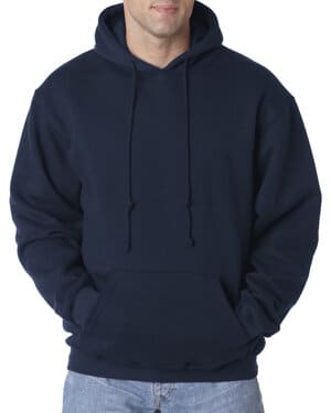 NAVY BA960 adult 95 oz, 80/20 pullover hooded sweatshirt